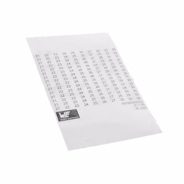 691900910302 Würth Elektronik  Tiras marcadoras de bloque de terminales